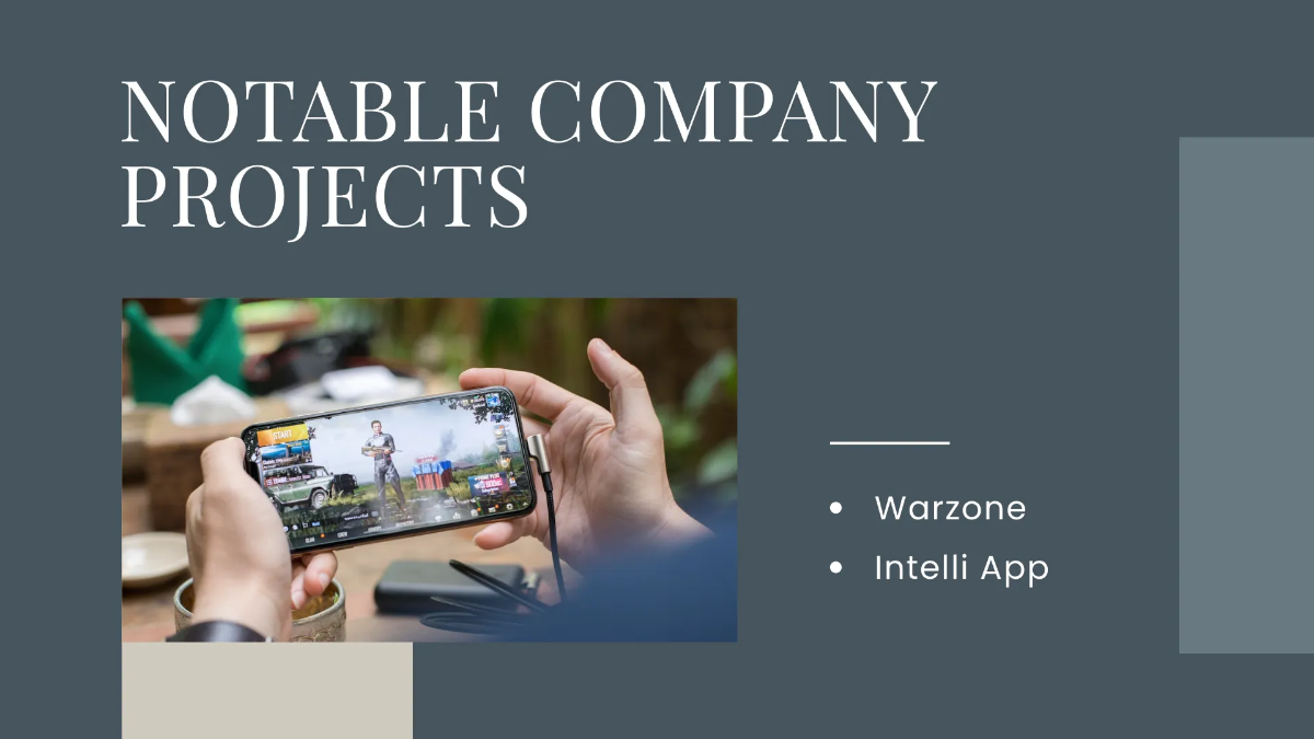 Free Game Developer Presentation Template to Edit Online