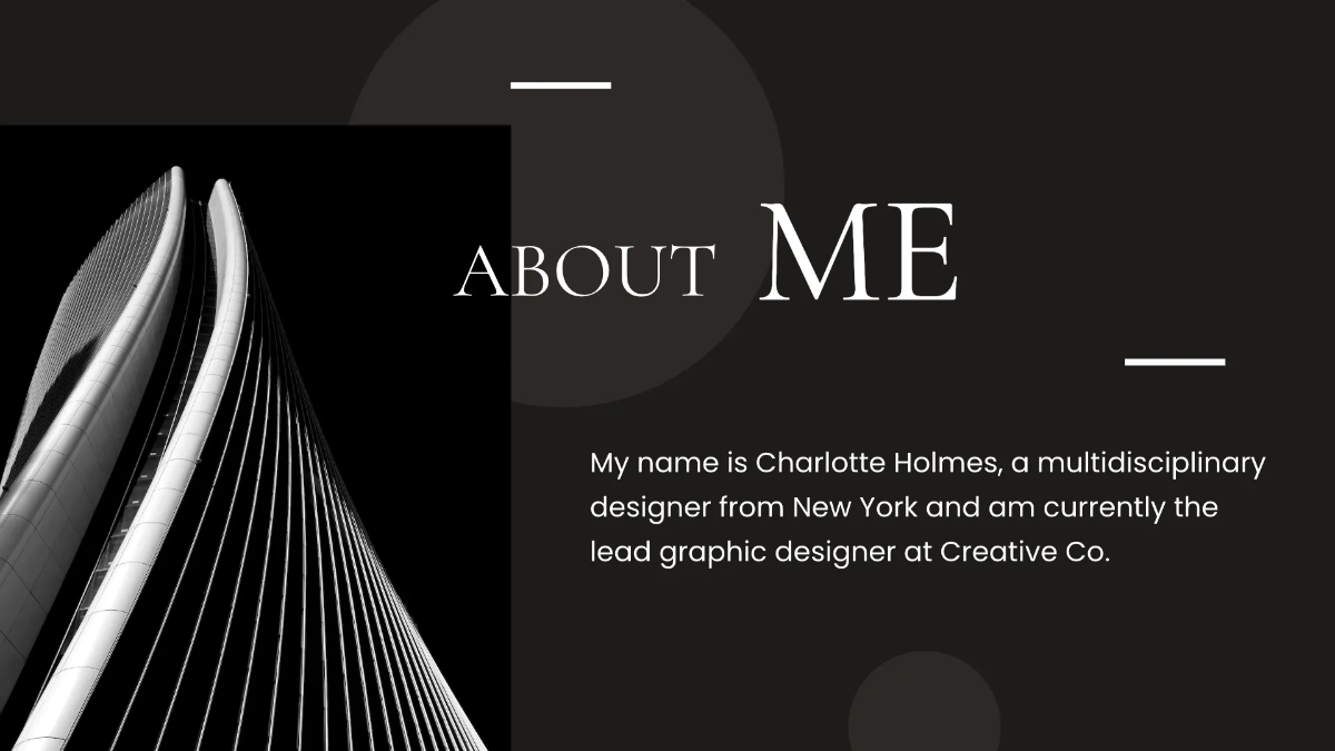 Free Portfolio Presentation Template to Edit Online