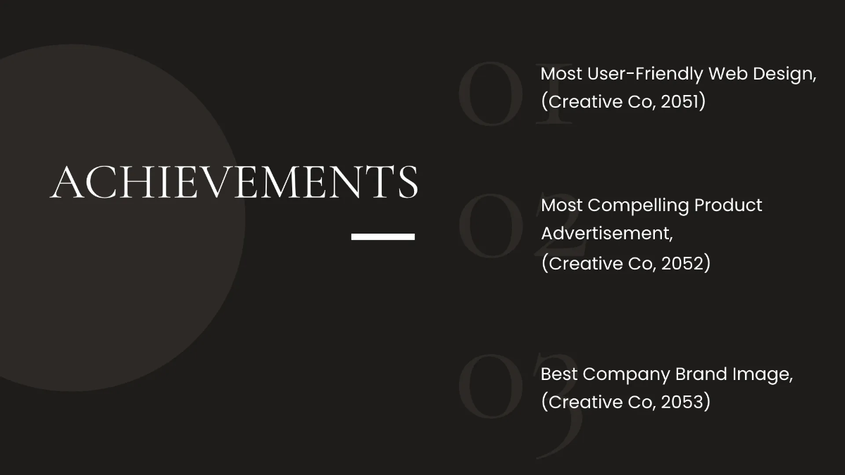 Free Portfolio Presentation Template to Edit Online