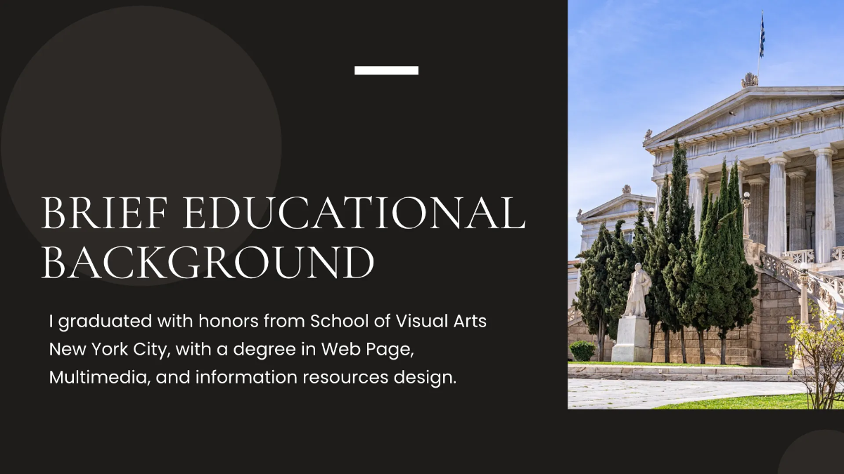 Free Portfolio Presentation Template to Edit Online