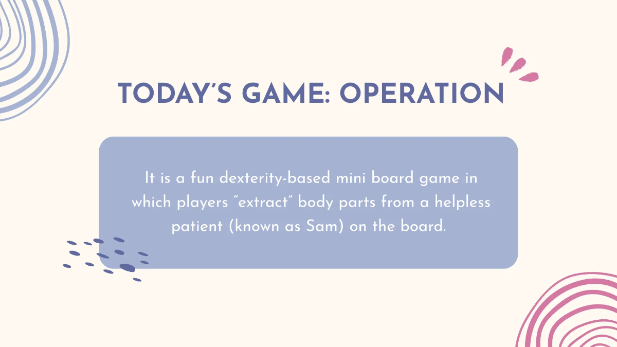 Free School Gameboard Presentation Template to Edit Online