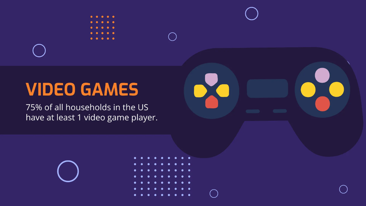 Free Video Game Presentation Template to Edit Online