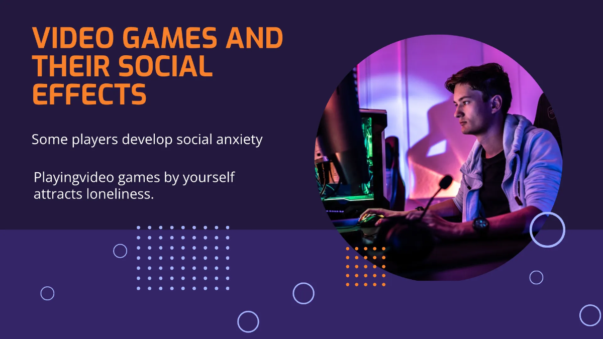 Free Video Game Presentation Template to Edit Online