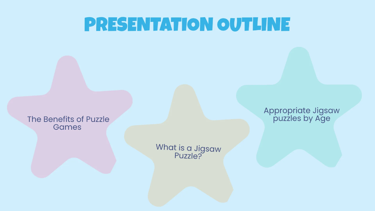 Free Puzzle Game Presentation Template to Edit Online