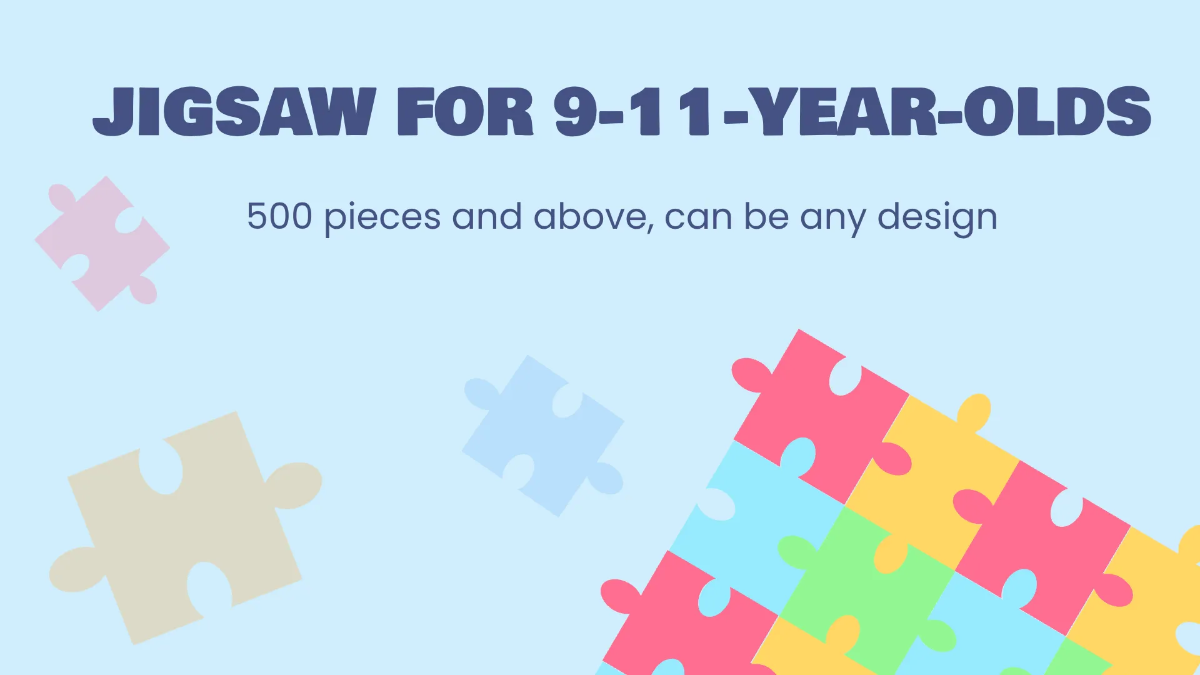 Free Puzzle Game Presentation Template to Edit Online