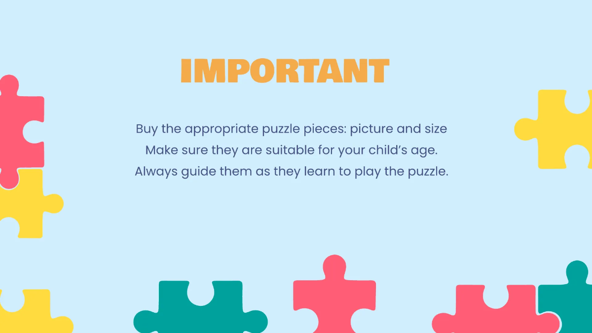 Free Puzzle Game Presentation Template to Edit Online