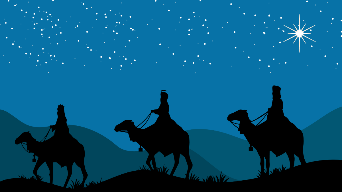 Epiphany Day Background Template