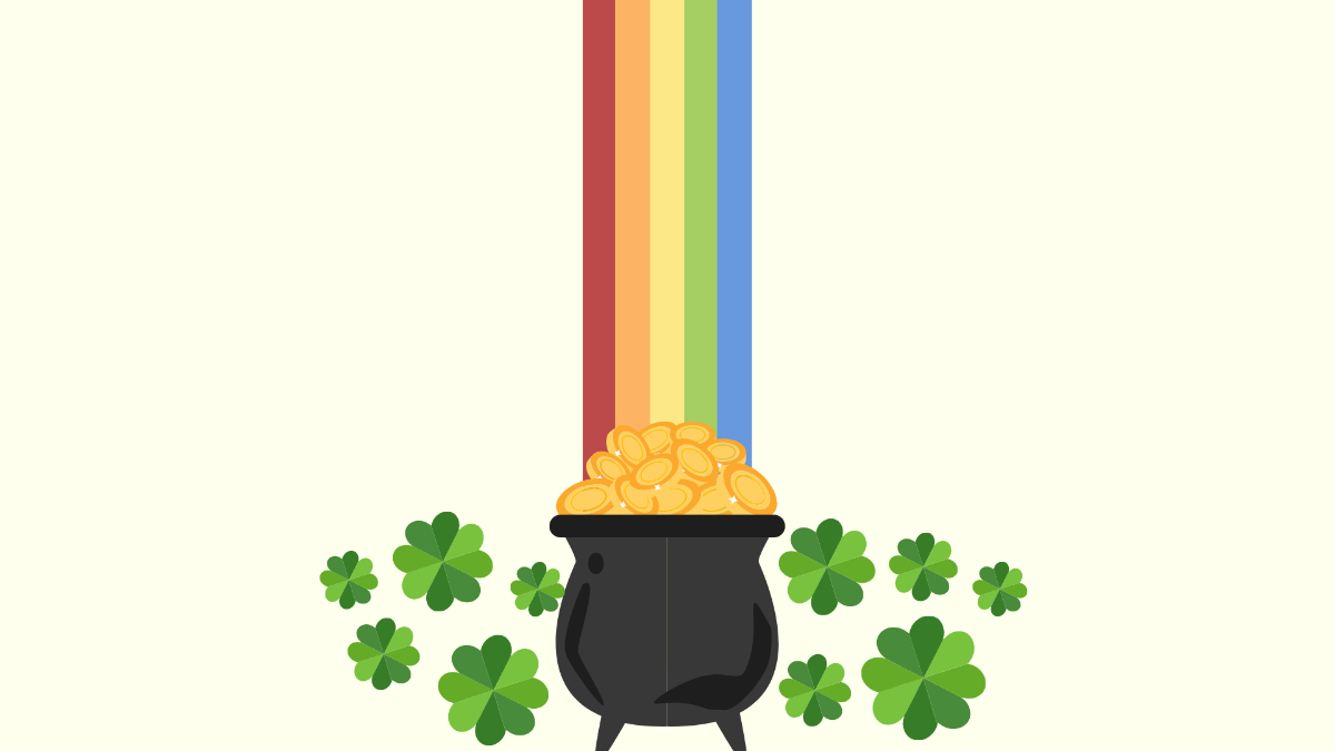 St. Patrick's Day Design Background Template