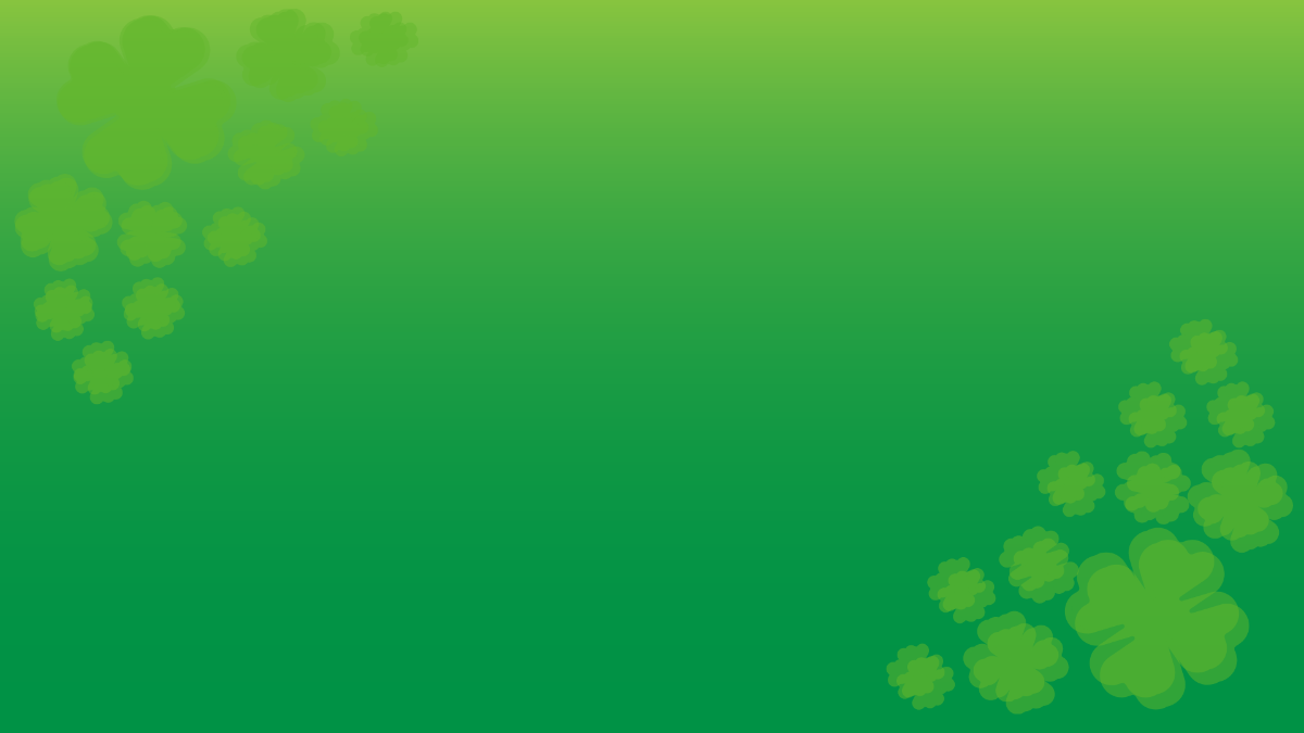 Free St. Patrick's Day Gradient Background Template