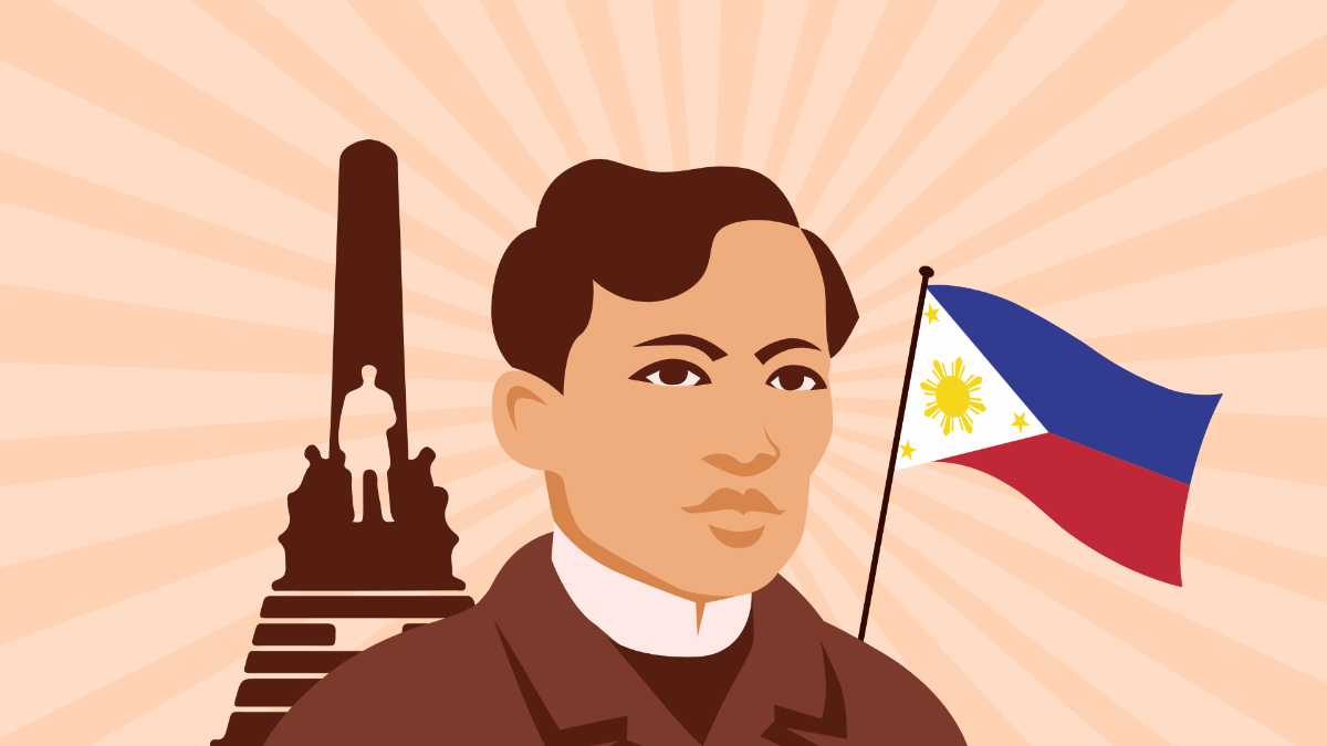 Free Rizal Day Wallpaper Background Template