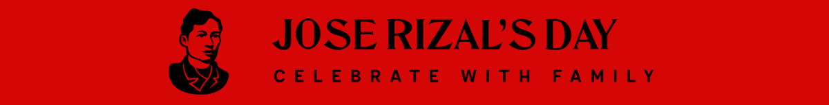 Rizal Day Website Banner Template