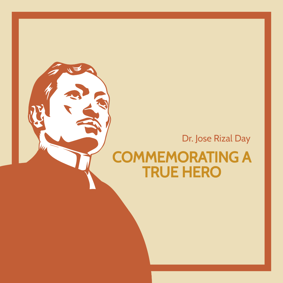 Free Rizal Day FB Post Template