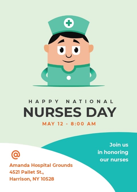 Free Nurses Day Invitation Template.jpe