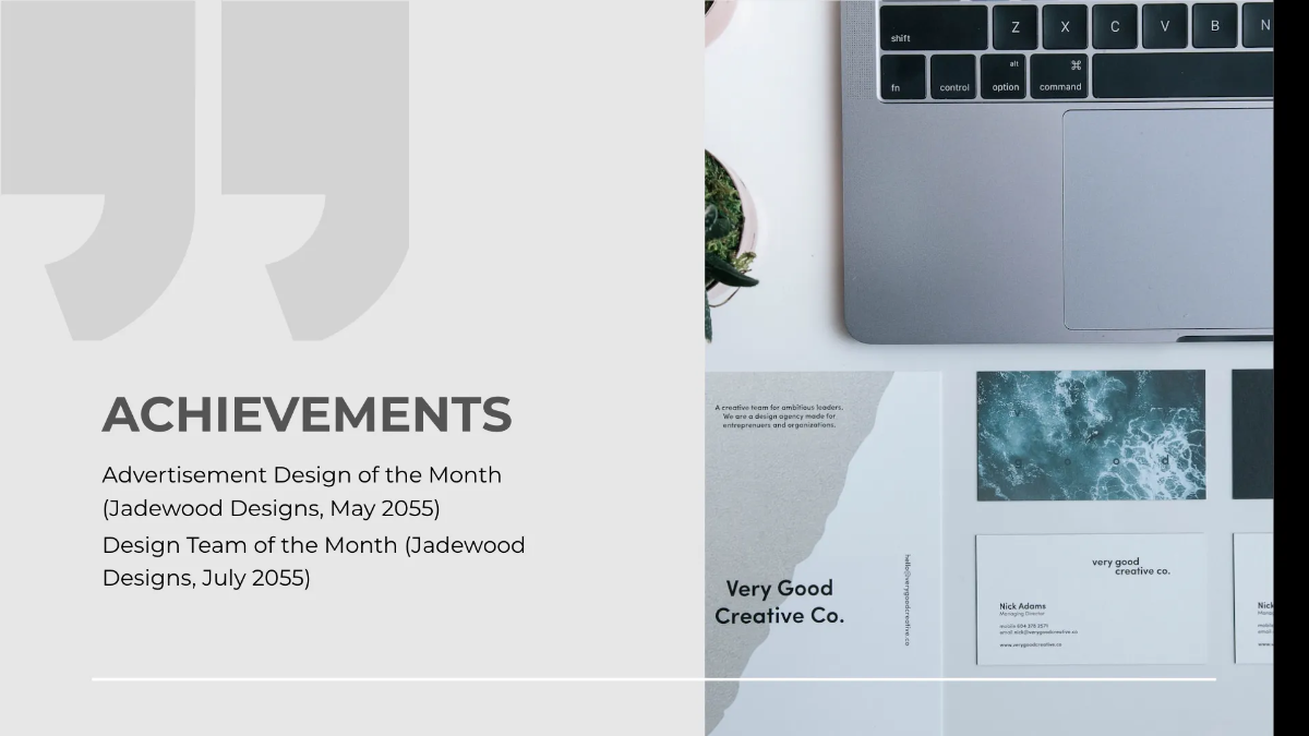 Free Lead Designer Portfolio Presentation Template to Edit Online