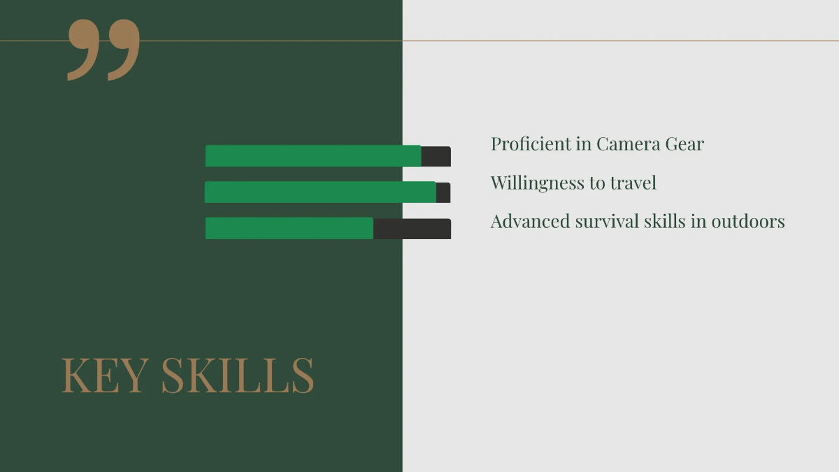 Free Photographer Portfolio Presentation Template to Edit Online