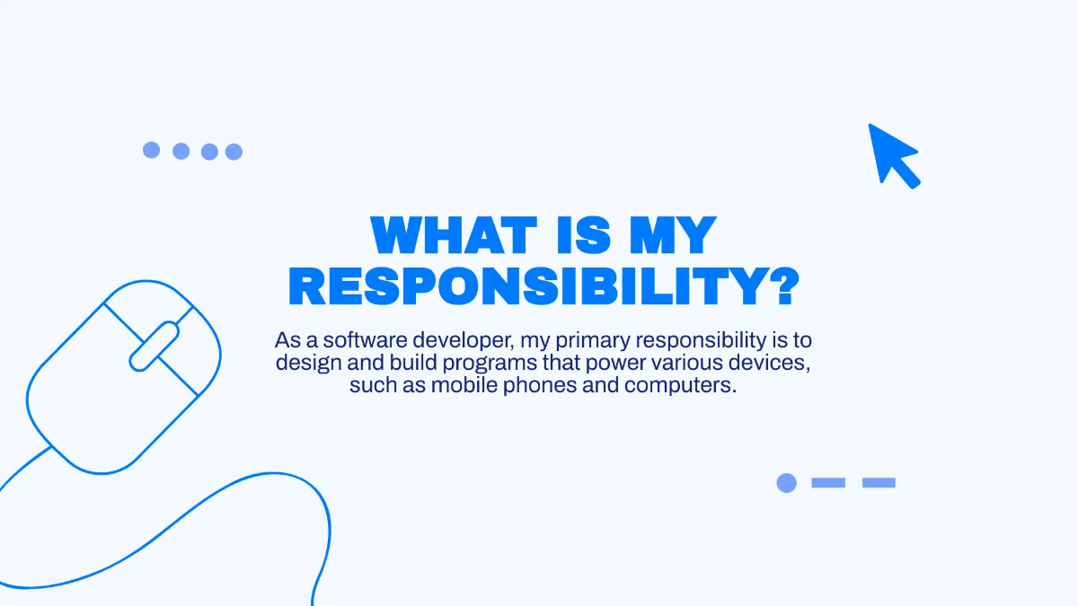 Free Software Developer Portfolio Presentation Template to Edit Online