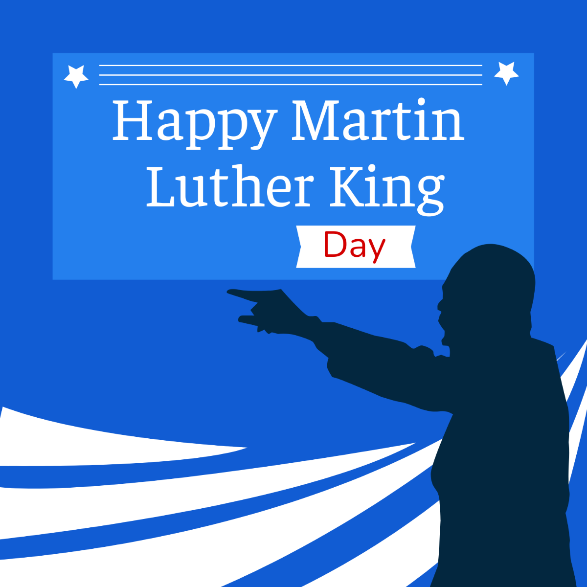 Free Martin Luther King Day Celebration Vector Template