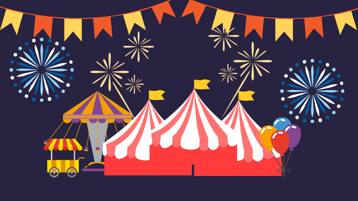 Free Carnival Cartoon Background Template