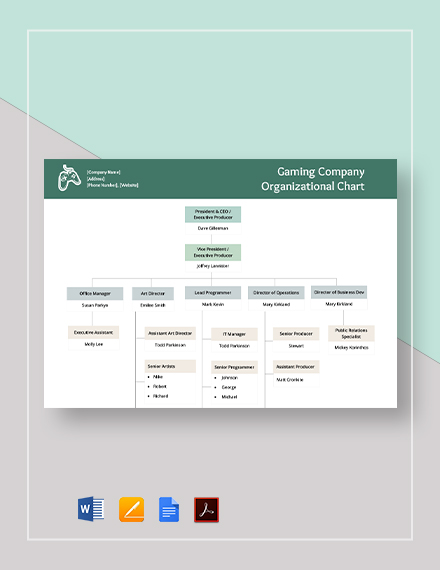 15+ Company Chart Templates in Google Docs | Word | Pages | PDF