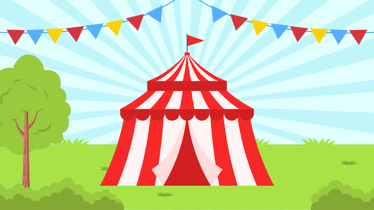 Carnival Banner Background Template