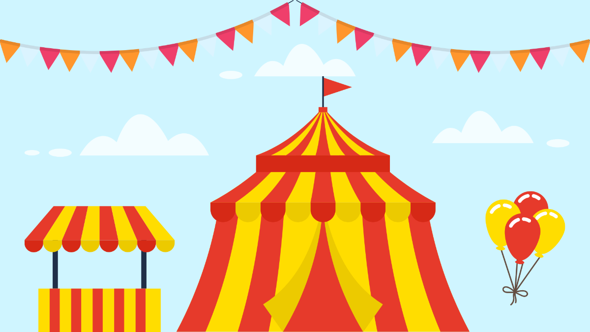 Carnival Vector Background Template