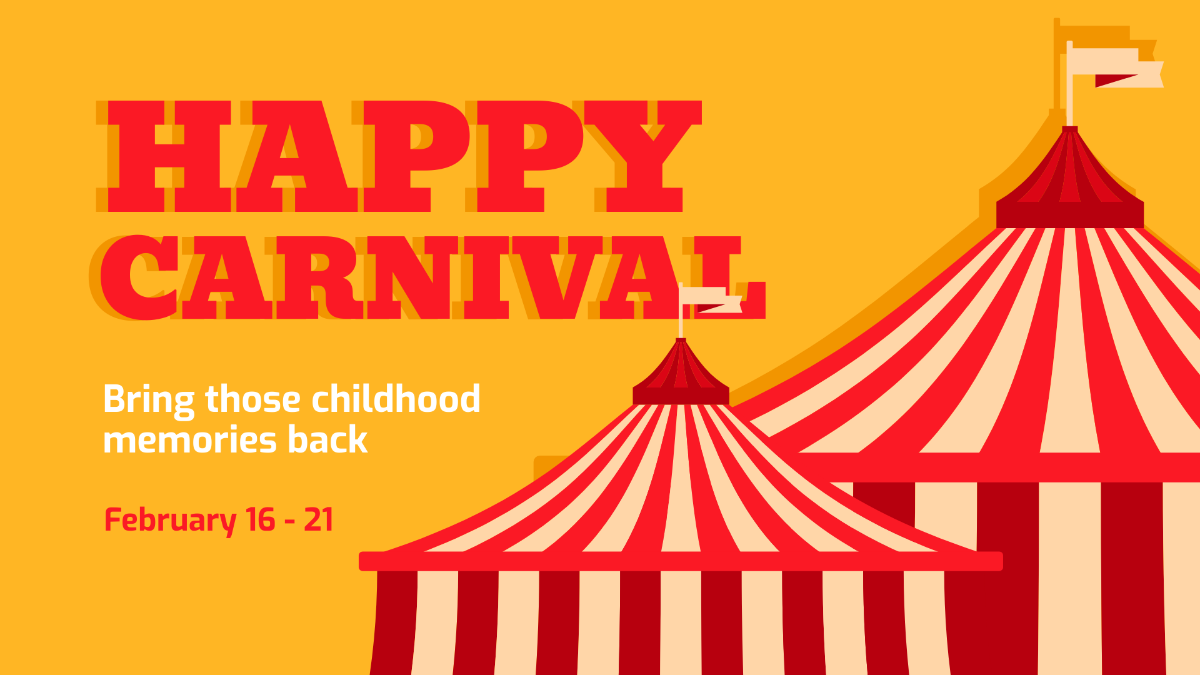 Free Carnival Flyer Background Template