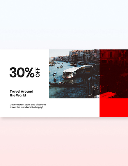 Free Modern Travel Facebook Post Template to Edit Online