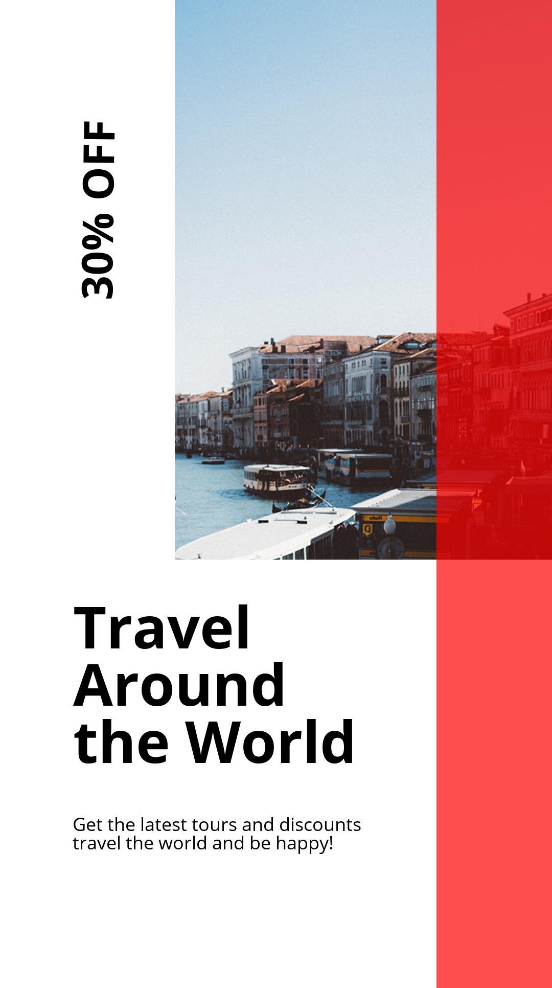 Modern Travel Instagram Story Template [Free JPG] - PSD
