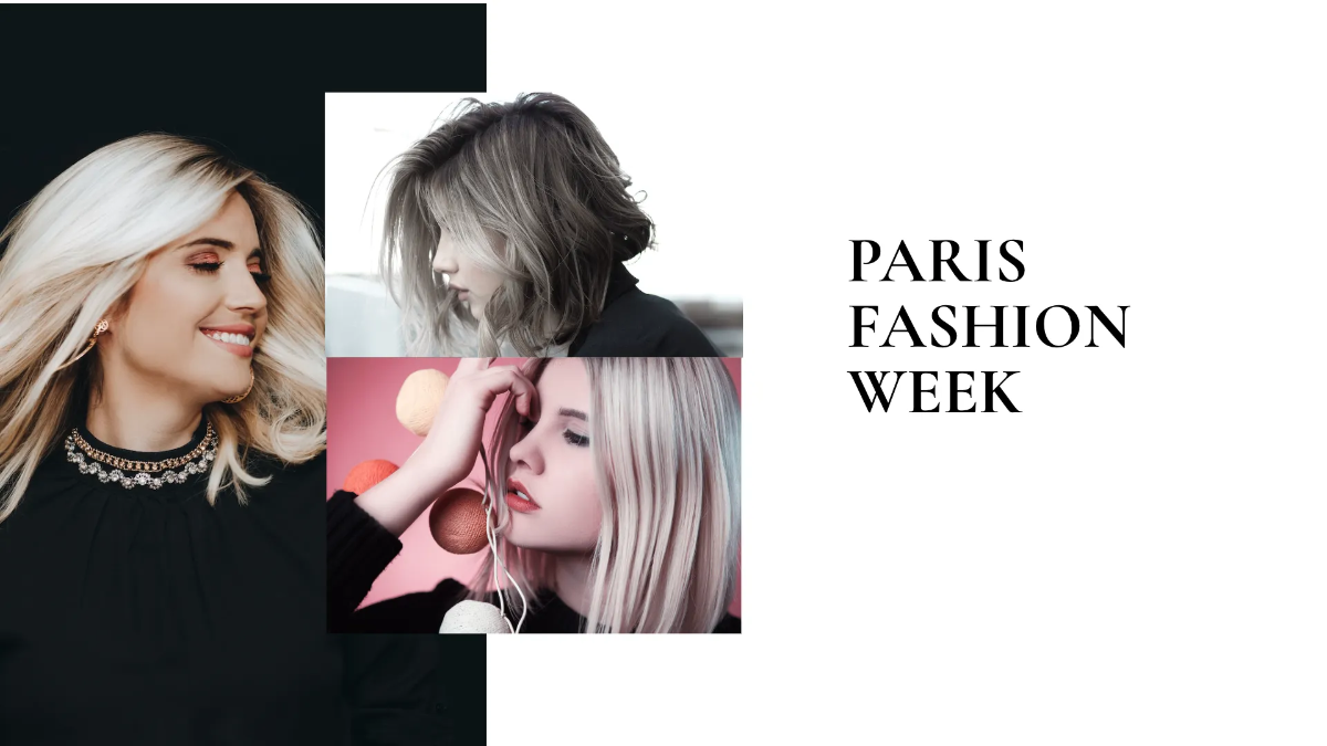 Free Hair Stylist Portfolio Presentation Template to Edit Online