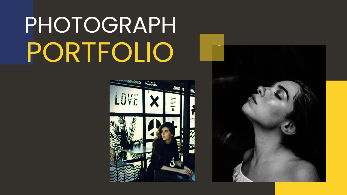 Free Singer Portfolio Presentation Template to Edit Online