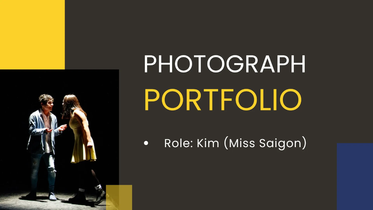 Free Singer Portfolio Presentation Template to Edit Online