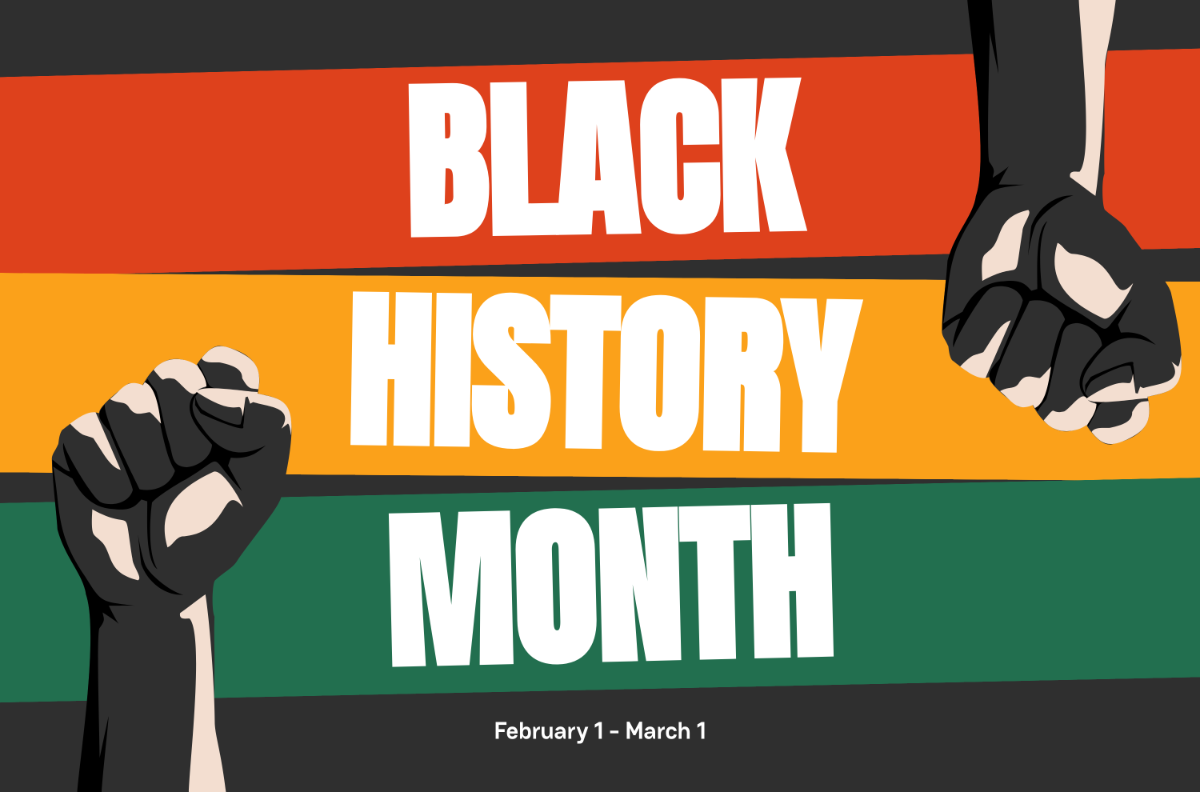 Black History Month Banner Template