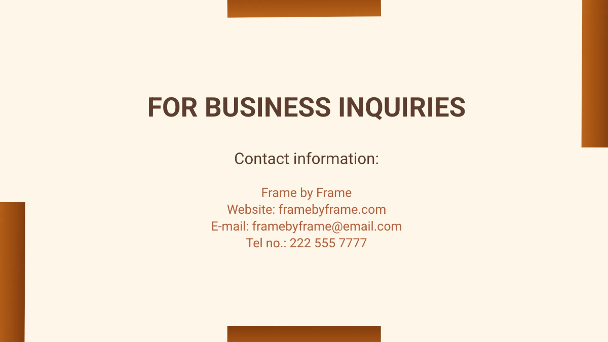 Free Filmmaker Portfolio Presentation Template to Edit Online