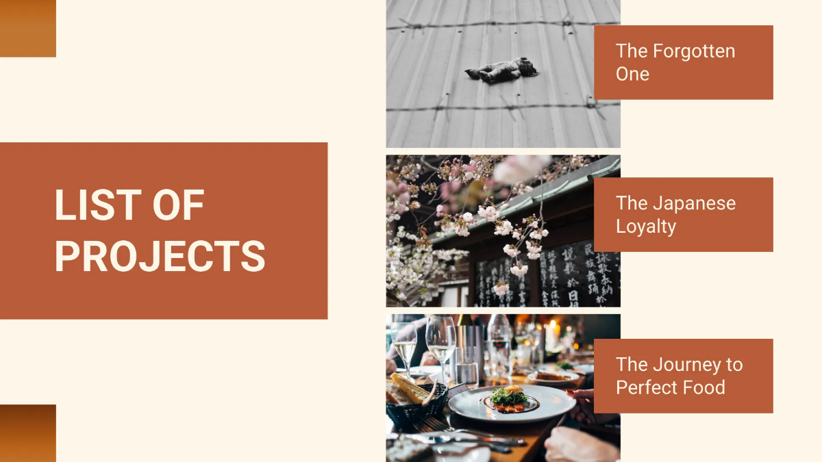 Free Filmmaker Portfolio Presentation Template to Edit Online