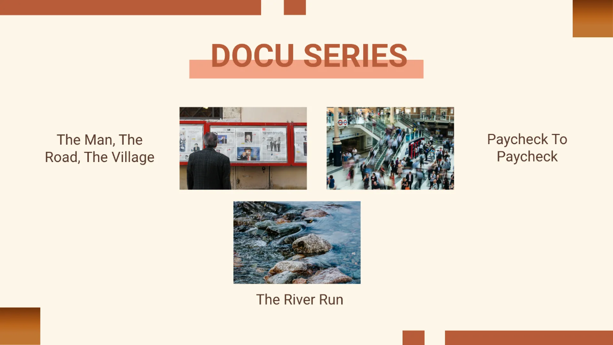 Free Filmmaker Portfolio Presentation Template to Edit Online