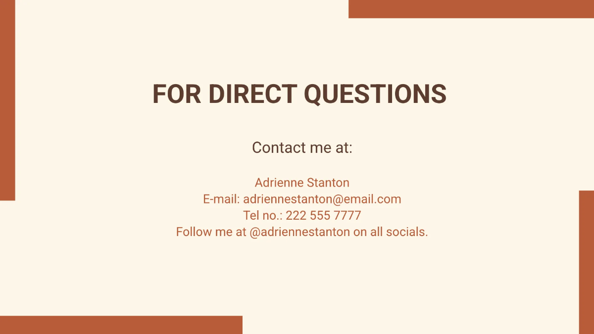 Free Filmmaker Portfolio Presentation Template to Edit Online