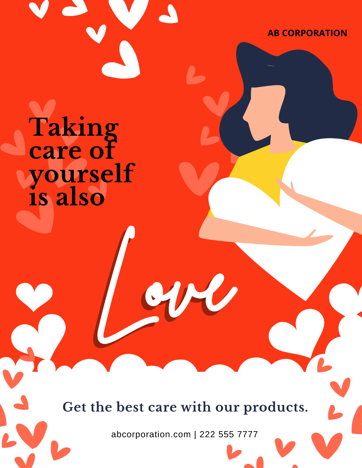 Valentine's Day Advertising Flyer Template - Edit Online & Download