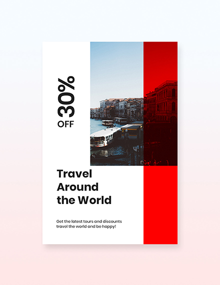 Free Modern Travel Tumblr Post Template to Edit Online