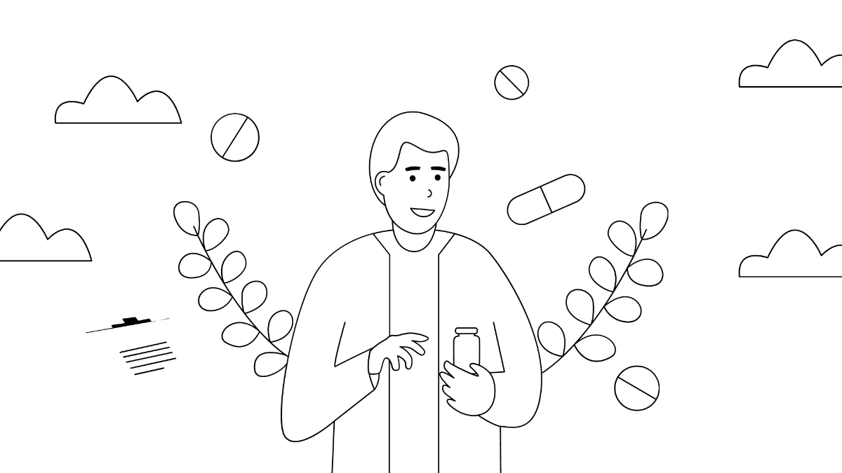 National Pharmacist Day Drawing Background Template