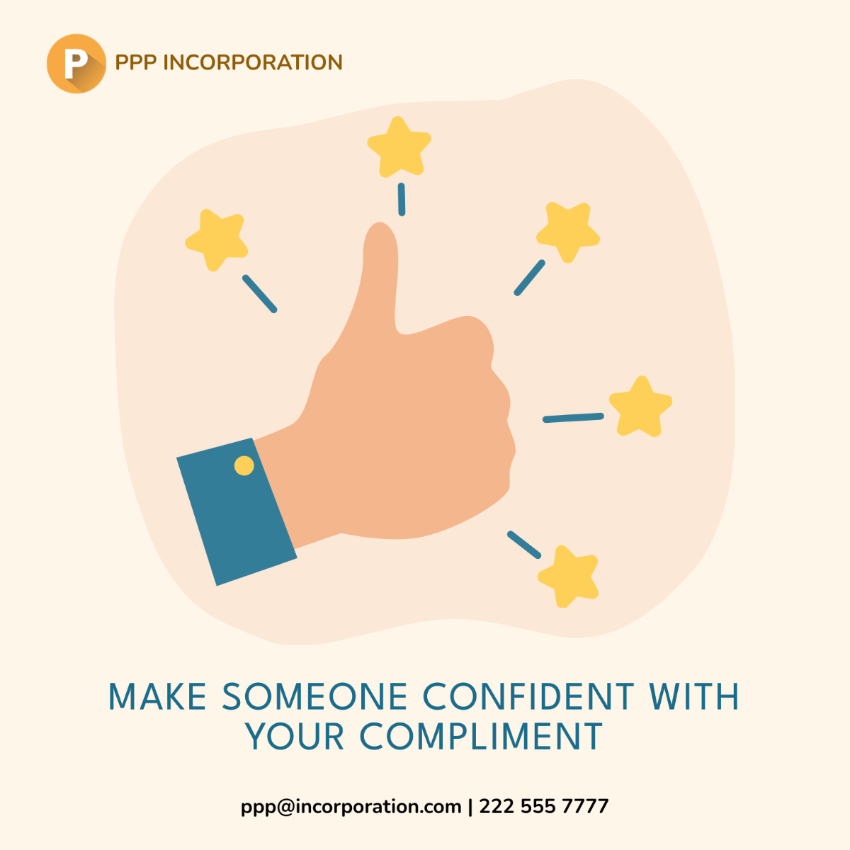 National Compliment Day Flyer Vector