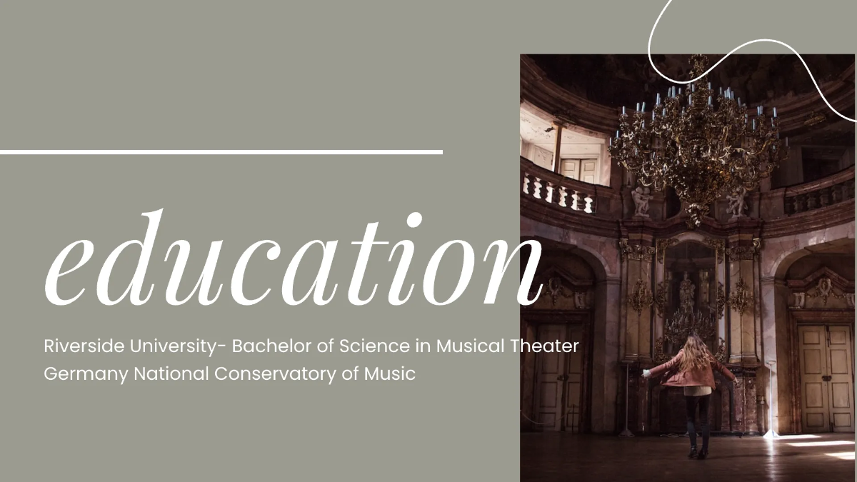 Free Musician Portfolio Presentation Template to Edit Online