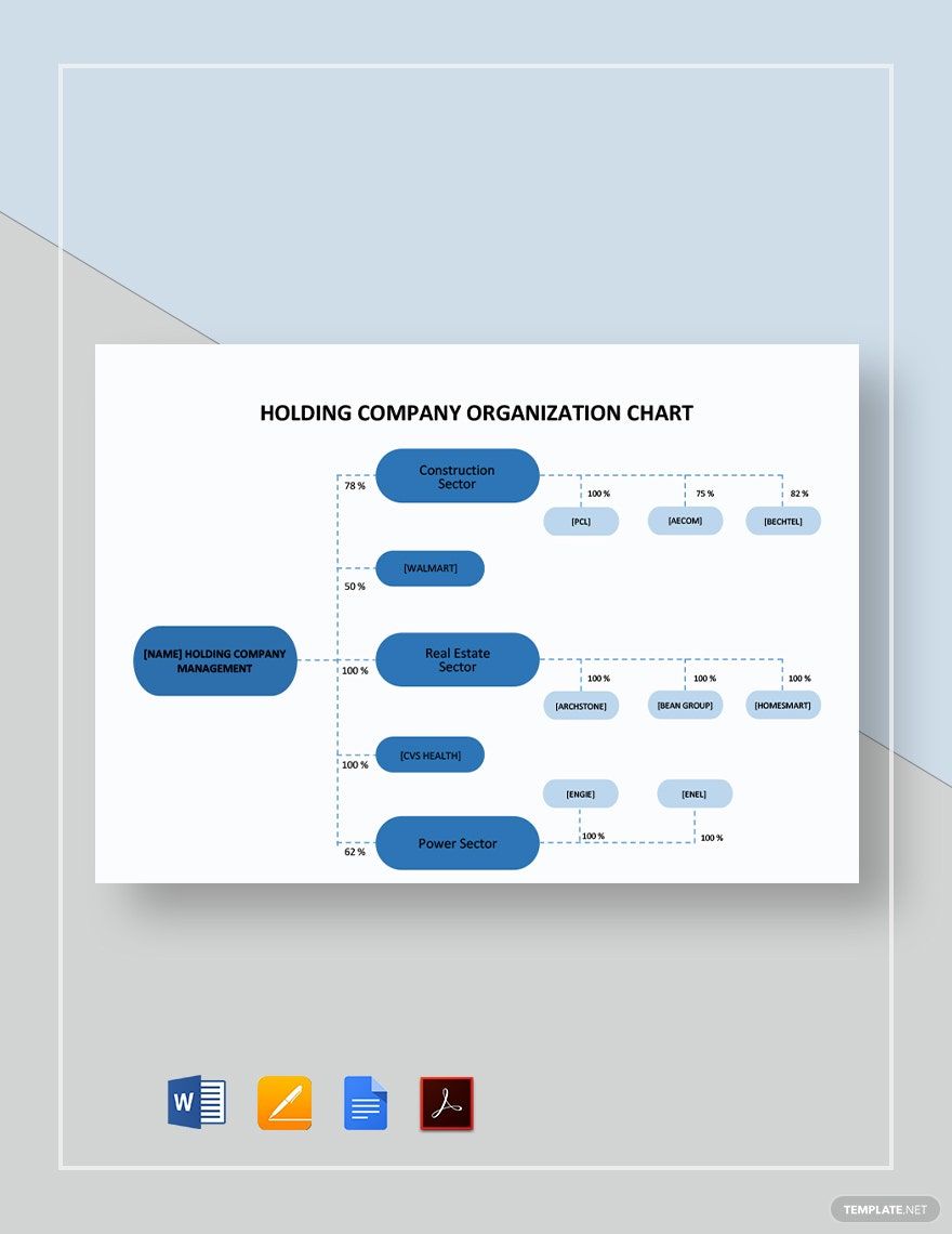 Holding Company Structure Chart Template Prntbl Concejomunicipaldechinu Gov Co