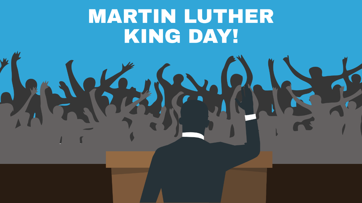 Free High Resolution Martin Luther King Day Background Template