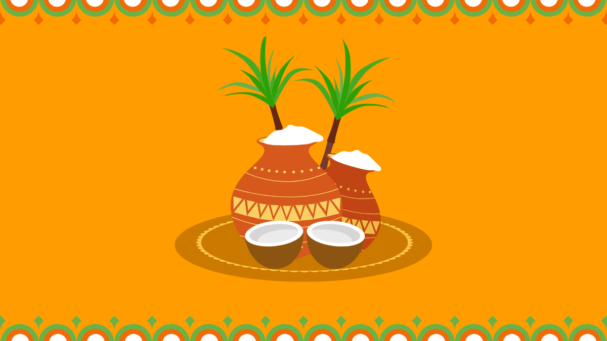 Free High Resolution Pongal Background Template