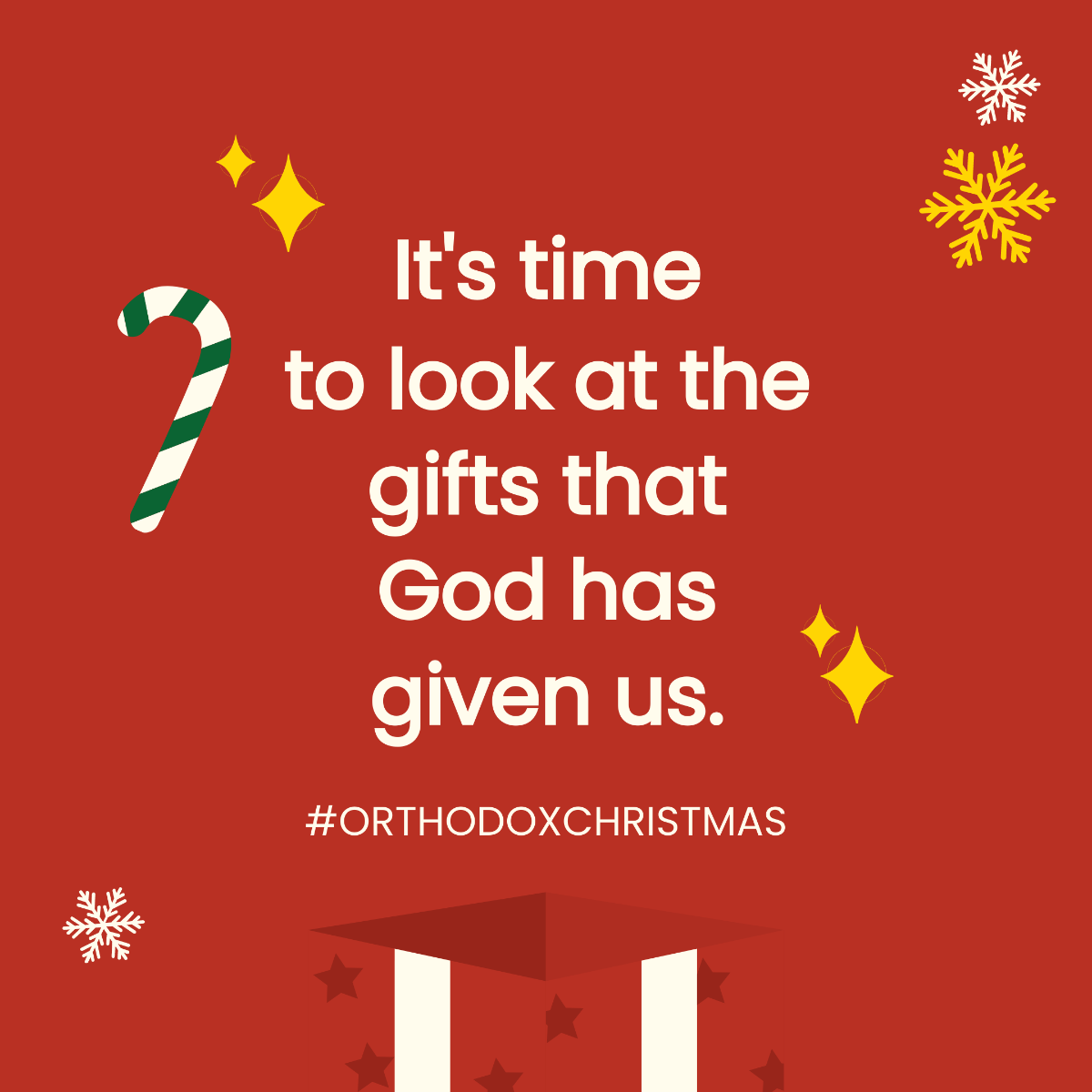 Orthodox Christmas Instagram Post Template