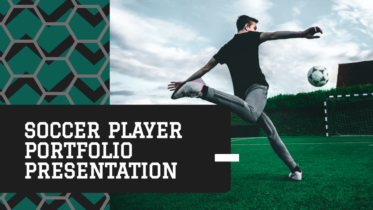 Soccer Player Portfolio Presentation Template