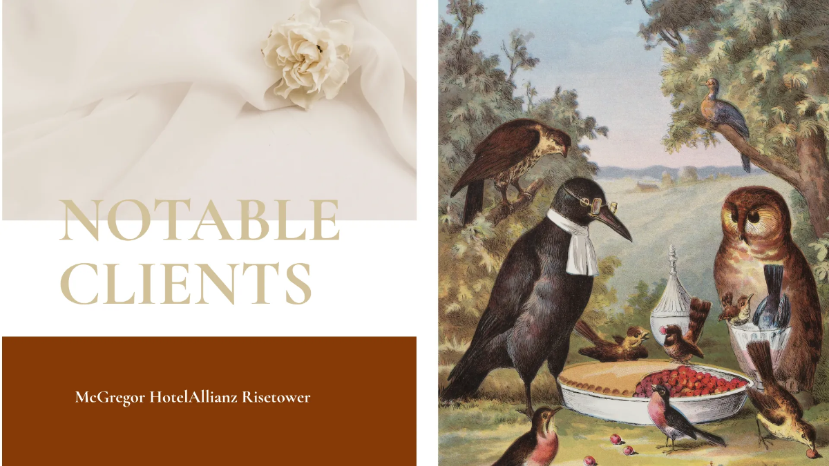 Free Painter Portfolio Presentation Template to Edit Online