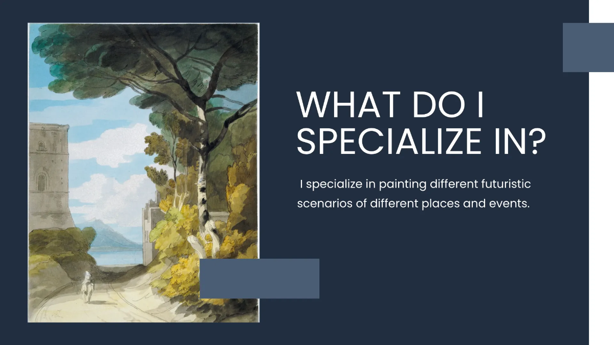 Free Futuristic Portfolio Presentation Template to Edit Online