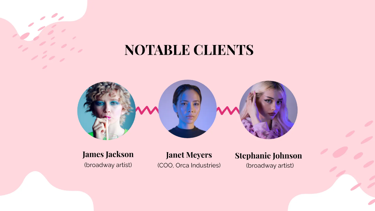 Free Makeup Artist Portfolio Presentation Template to Edit Online