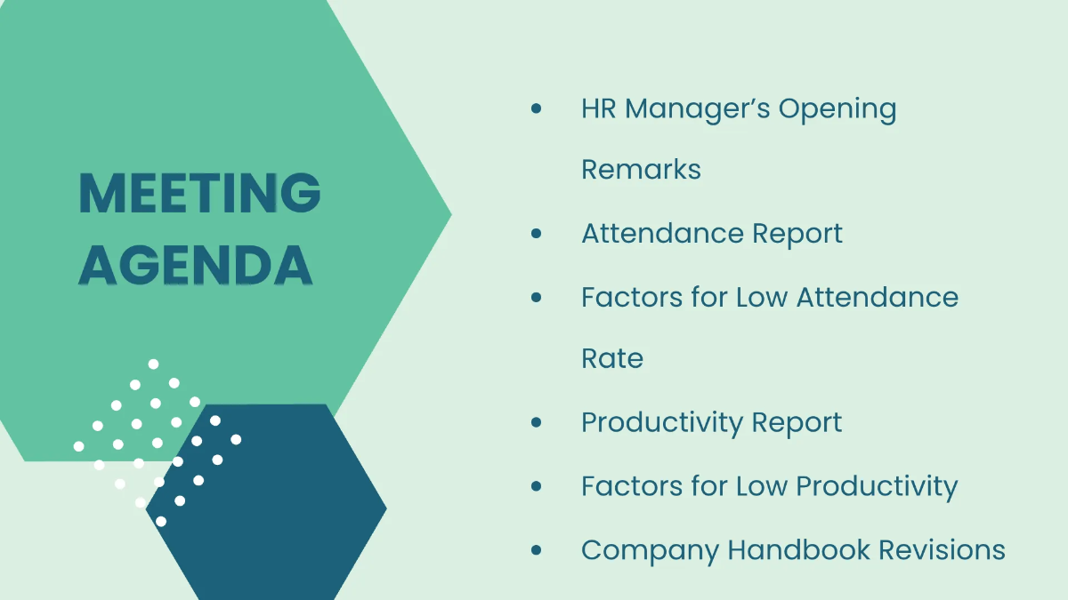 Free Meeting Presentation Template to Edit Online